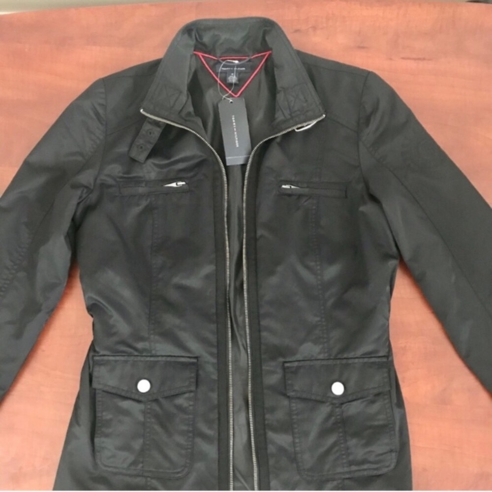 Tommy Hilfiger Utility Jacket Size M Black